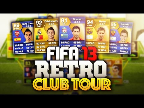 OMG TOTS LIVERPOOL SUAREZ! AWESOME RETRO FIFA 13 CLUB TOUR!