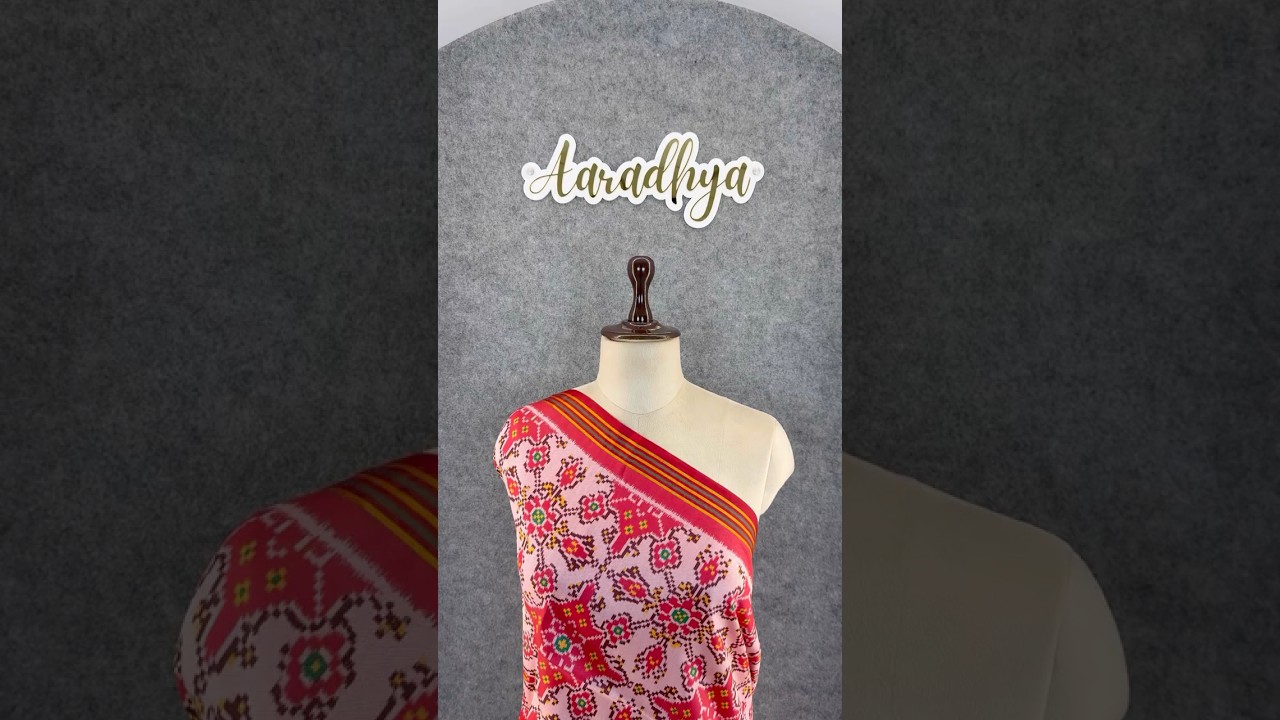 Designer Printed Patola Sarees