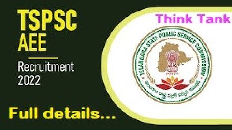 TSPSC AEE Notification 2022 (Detailed) | 1540 AEE Posts| CHANGES IN VACANCIES | CHANGES IN SYLLABUS