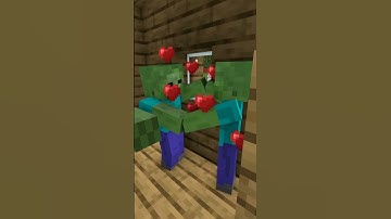 MINECRAFT ON 1000 PING When Zombies Attack Villagers -Minecraft Animation#minecraft #viral#trending