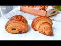 Pâte Levée Feuilletée Pains Au Chocolat Et Croissants 