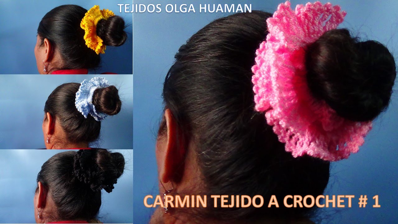 carmin tejido a crochet paso a paso modelo # 1
