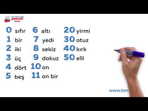 Количественные числительные в турецком языке
