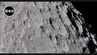 Stacked Moon Image Through my Telescope - 4K