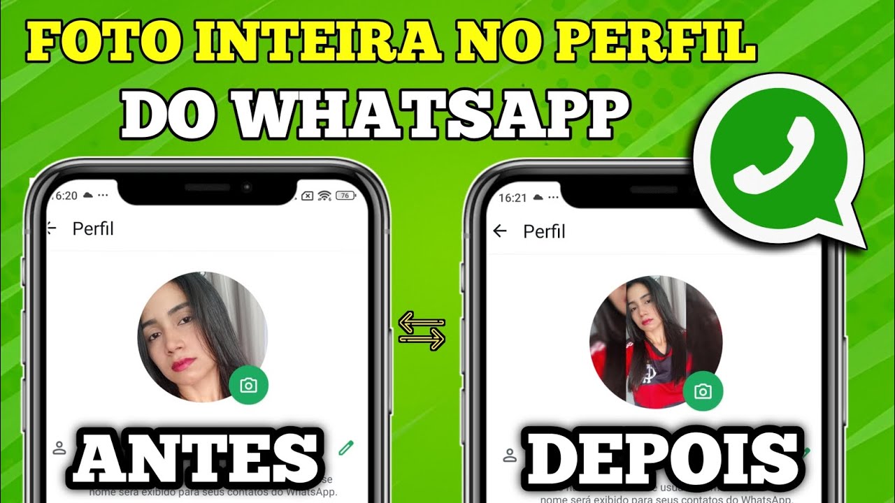 COMO COLOCAR FOTO INTEIRA NO PERFIL DO WHATSAPP 2025 - YouTube