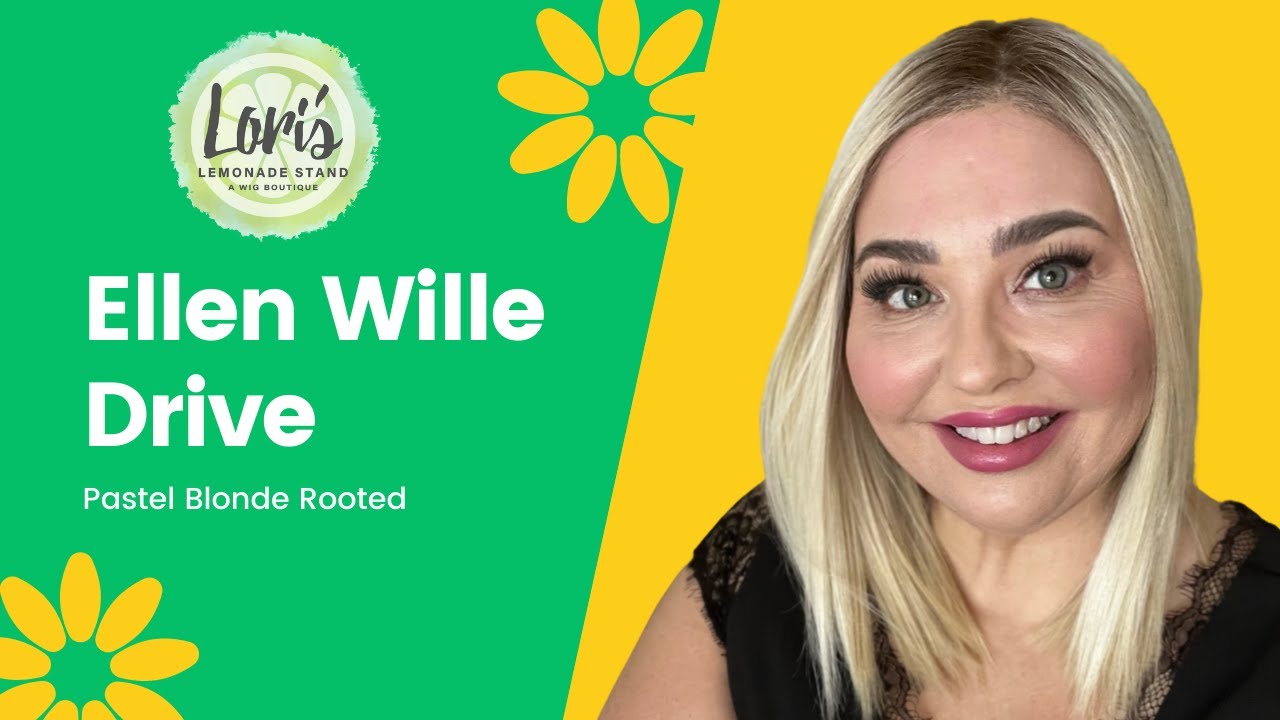 WIG REVIEW: Ellen Wille Drive in color Pastel Blonde Rooted 