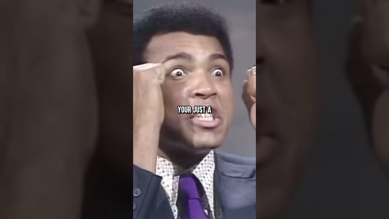 Muhammad Ali played mind games on Geroge Foreman #boxing