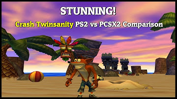 Crash Twinsanity - PS2 vs PCSX2 - Graphics Comparison