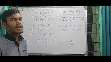 VTU| FIRST SEM | MODEL PAPER QUESTION SET1(10C) |GAUSS-SEIDAL METHOD #engineering #maths #vtu