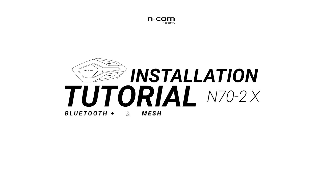 N-Com Bluetooth+ and Mesh on Nolan N70-2 X