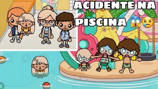 ACIDENTE NA PISCINA😱