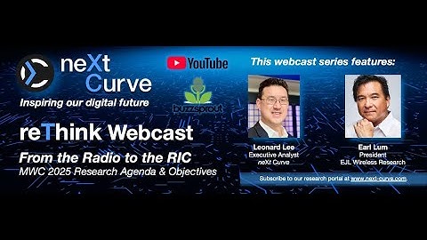 Mobile World Congress (MWC) 2025 Agenda (with Earl Lum)