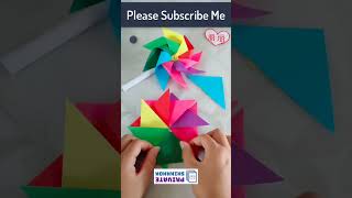 How to make a pinwheel that spins ✨ Paper Windmill ✨ Paper Pinwheel Tutorial ✨ Easy Crafts #diy