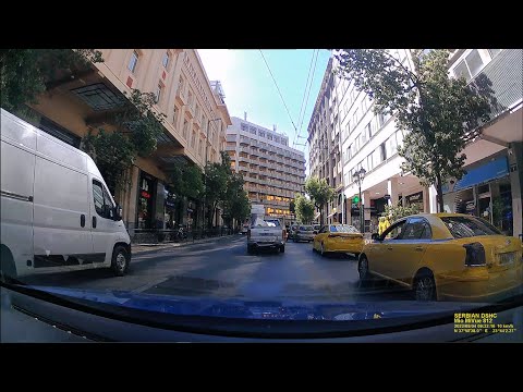 Driving from Athens to Kamena Vourla 2022