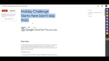 Holiday Challenge Starts Here (don