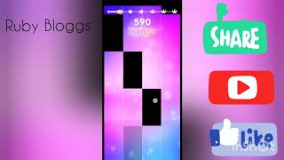 Magic tiles 3.  Bum bum tum tum by Mc Fioti game play ....  Satisfying 💖 screenshot 4