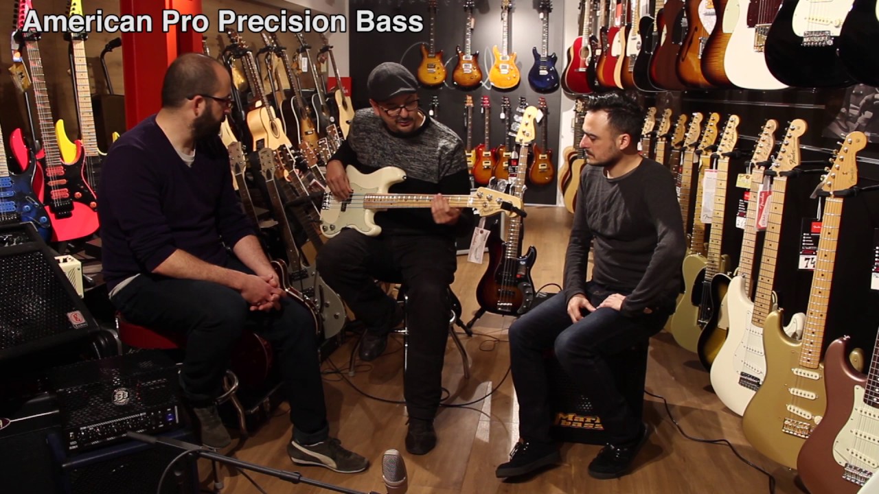 PROBANDO TAMAYO. Bajos Fender American Professional y Elite. CESAR DIEZ invitado.