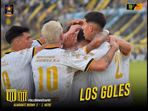 ALMIRANTE BROWN 3  - 1 MITRE | LOS GOLES | http://giganteoeste.blogspot.com