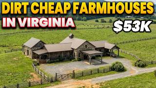 10 Virginia Farmhouses with Massive Land Priced Way Below Market