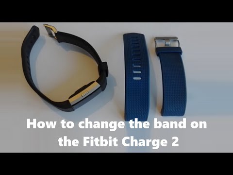 फिटबिट चार्ज 2 . पर बैंड कैसे बदलें