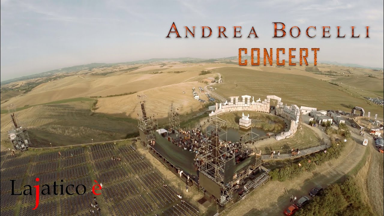 Andrea Bocelli Teatro del silenzio concert in Lajatico