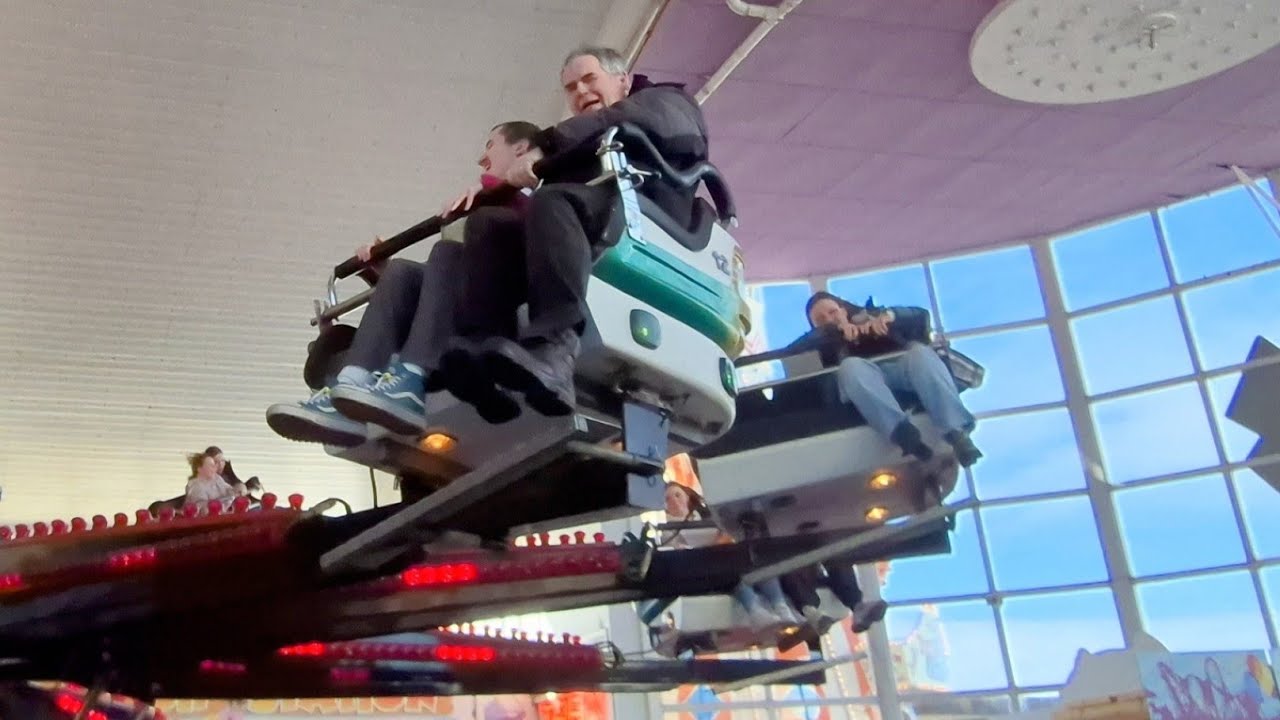 Dad vs. The Crazy Frog Ride at Currys Portrush! (Hilarious Birthday ...