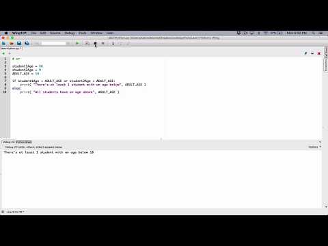 58. The or logical operator - Learn Python