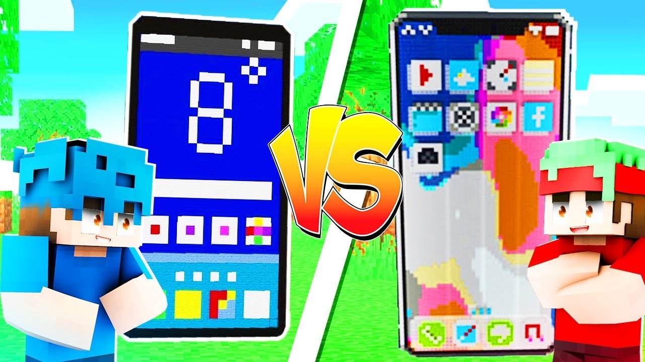CASA IPHONE vs SAMSUNG SU MINECRAFT!!📱