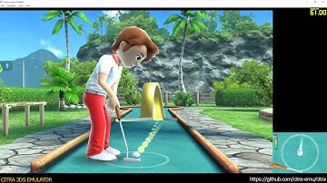 Citra 3DS Emulator - Fun! Fun! Minigolf TOUCH! ingame 1080p (f556d6e)