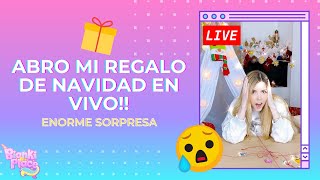 LIVE: ABRIENDO MI REGALO DE NAVIDAD EN VIVO!! 🎄 - ¡SORPRESA! || Bianki Place ♡