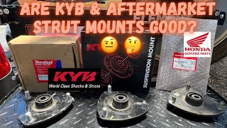 Why Not to Buy Cheap Strut Mounts - kYB let me down - Honda Why Not to Buy Cheap Strut Mounts - kYB let me down - Honda