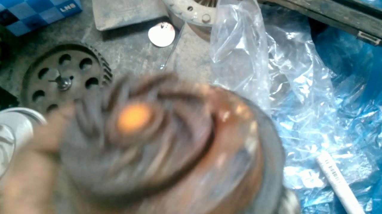 Опель Омега. замена помпы, метки ГРМ - YouTube