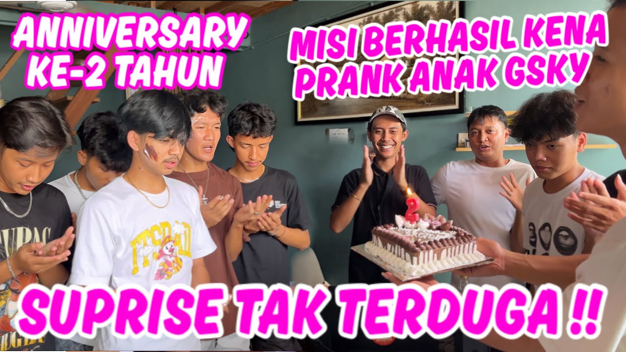 ANNIVERSARY SROTOP KE-2 TAHUN !! kita semua kena prank yang bikin lemes