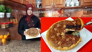 طورطة راقية معلكة بالشكلاط والتين المجفف من ألذ وأطيب الطورطات عندي مذاقها رهيب فوق الخيال