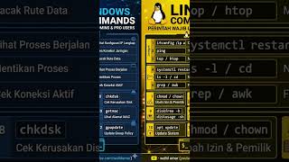basic useful command for windows &amp; linux system #linux #windows #tips #fyp #foryou #viral #trending