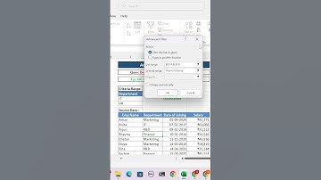 Excel Advanced Filter | Filter Data with Multiple Conditions in 1 Click 🚀