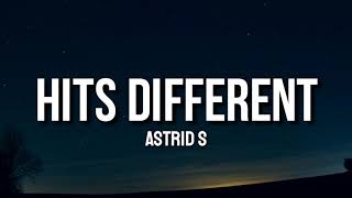 Astrid S - Hits Different (Lyrics) Resimi