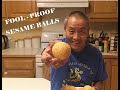 Fool- Proof Sesame Balls Recipe- Lockdown Cooking Series Video # 16