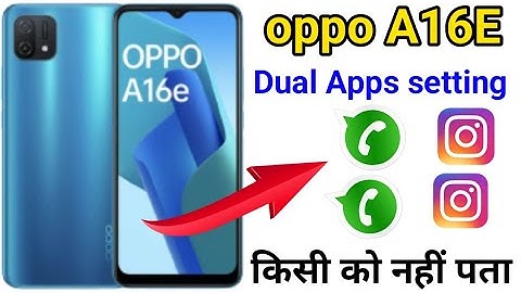oppo A16E Dual App kese use karain || How to use Dual App oppo A16e 2022