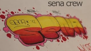 Graffiti On Paper #5 - Sena Crew