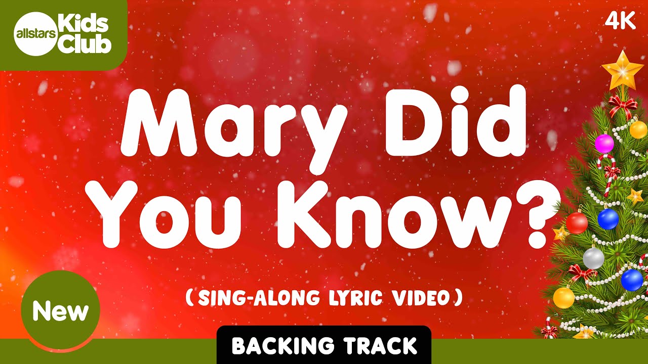 Mary Did You know? (Backing Tack) ๐ NEW #Christmas Carols & Songs for #kids #choirs and #families Mary Did You know? (Backing Tack) ๐ NEW #Christmas Carols & Songs for #kids #choirs and #families
