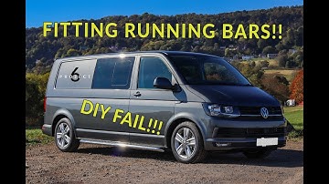 Installing T6 or T5 Side Running Bars on a Transporter  DIY FAIL!