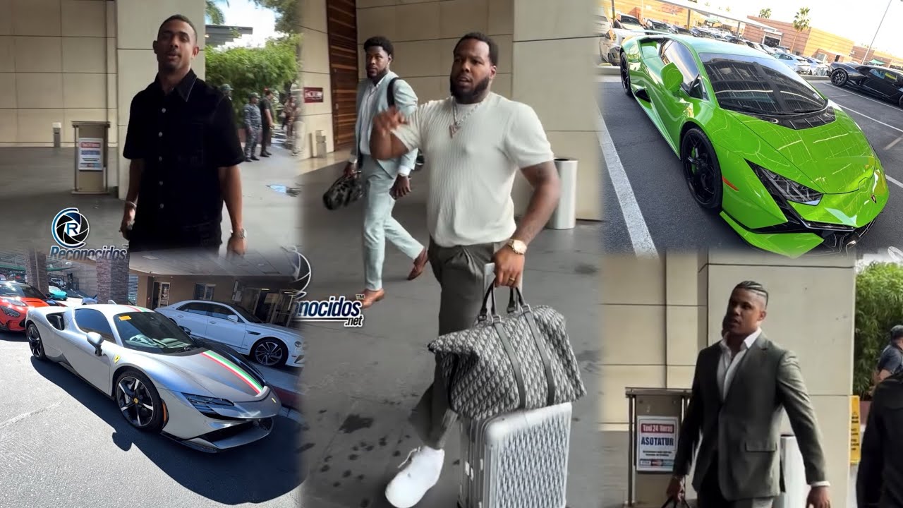 Los Peloteros Llegaron a RD Para El Clásico Mundial y Lo Recibieron En Carros De Lujo A Todos En RD