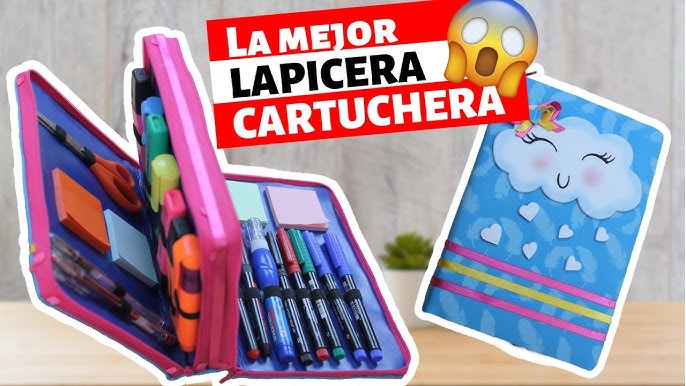 DIY- CÓMO HACER ESTUCHE PARA LAPICES / cartuchera escolar 