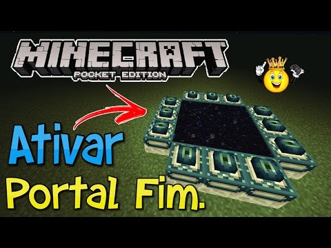 ⭐️Como fazer Portal Fim Minecraft PE