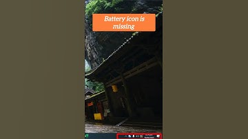 The battery icon is missing in windows 10 #windows #battery #icon #missing