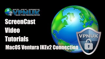 VPNUK on MacOS. Setup guide for creating an IKEv2 connection on MacOS v13 (Ventura)