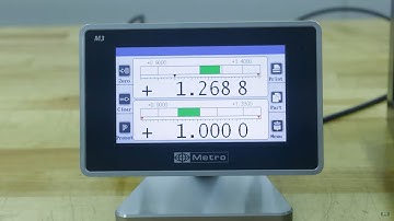 Metro M3 DRO | Setting Tolerances with Solatron Probes