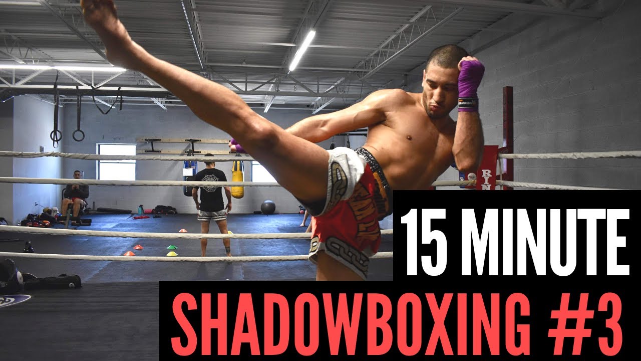 Five rounds of Shadow Boxing, push-ups complex and core. 