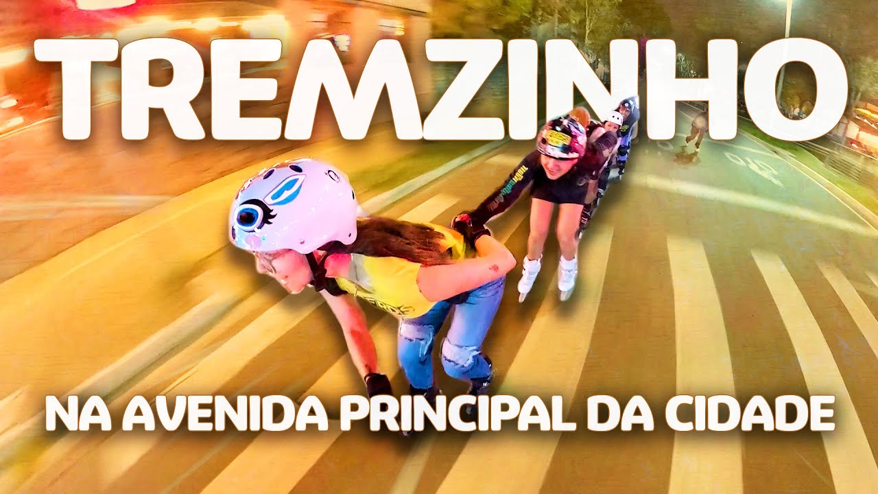 Quase uma LOCOMOTIVA em forma de PATINADORES!